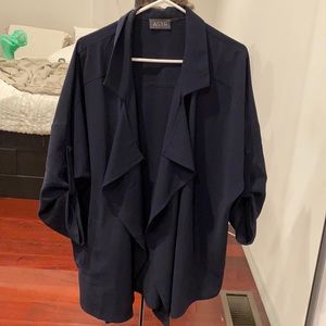 Small ASTR oversized fit cardigan/blazer in Navy